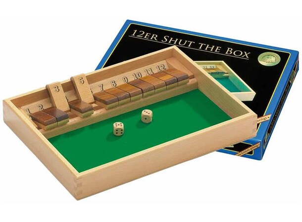 Shut the Box 12 er Regnespil 